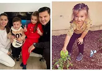 Zi importanta in familia lui Liviu Varciu si a sotiei lui, Anda Calin. Cei doi isi sarbatoresc fiica, pe Anastasia